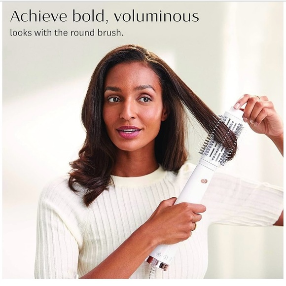 T3 AireBrush Duo Interchangeable Hot Air Blow Dry Brush with Two Attachments - Picture 12 of 16